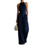 Sleeveless Halter Jumpsuit Loose-fitting - Image 5