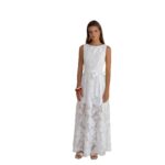 New Womens Chiffon Burnout Dress
