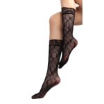 Lace Floral Mesh Mid-Calf Socks – Retro Breathable Women’s Socks - Image 4