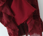 Retro Floral Mesh Slip Dress Women - Image 4