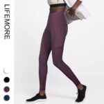 Seamless Tummy-Control Nude-Feel Running Yoga Fitness Pants - Image 7