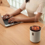 Volcanic Flame Aroma Diffuser – USB Jellyfish Humidifier & Night Light - Image 9