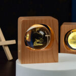 3D Crystal Ball LED Night Light – Elk & Jellyfish USB Dimmable Decor Lamp - Image 3