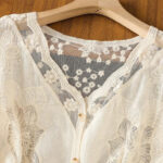 Embroidered Outerwear Lace Cardigan Top Women's - Image 5