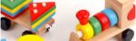 Wooden Train Tractor Puzzle Toy – 3-Piece Kids Educational Toy - Image 3
