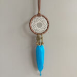 Creative feather car pendant safety car accessories - Image 2