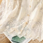 Embroidered Outerwear Lace Cardigan Top Women's - Image 4
