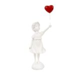 Little Girl With Balloon Art Sculpture Living Room Decorations Decoration Resin - Image 3