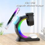 4 In 1 Magnetic Wireless Charger For Phone, Watch & AirPods Pro