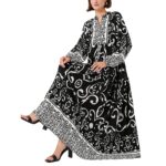 Elegant Loose-fitting Black Robe For Women - Image 6