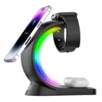 4 In 1 Magnetic Wireless Charger For Phone, Watch & AirPods Pro - Image 2