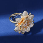 Double-layer Fully Diamond-studded Ring For Women - Image 2