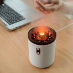 Volcanic Flame Aroma Diffuser – USB Jellyfish Humidifier & Night Light - Image 3