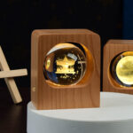 3D Crystal Ball LED Night Light – Elk & Jellyfish USB Dimmable Decor Lamp - Image 8