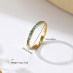 Multicolor Zircon-Inlaid Ring For Women - Image 8