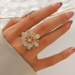 Double-layer Fully Diamond-studded Ring For Women - Image 4