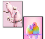 Rubik's Cube Round Diamond Parrot Diamond Painting Living Room Bedroom Brick Hot Decorative Painting