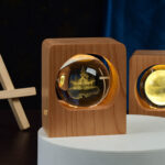 3D Crystal Ball LED Night Light – Elk & Jellyfish USB Dimmable Decor Lamp - Image 5