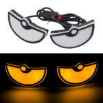 Triangle Eyes Modified General Motorcycle Decorative Accessories Car Lights - Image 6