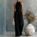 Sleeveless Halter Jumpsuit Loose-fitting - Image 4