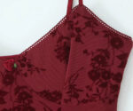 Retro Floral Mesh Slip Dress Women - Image 7
