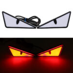 Triangle Eyes Modified General Motorcycle Decorative Accessories Car Lights - Image 9