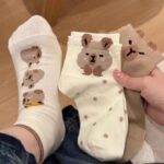 Cute Koala & Duck Crew Socks – 3D Cartoon Mid-Calf Kawaii Style - Image 4
