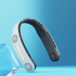 USB Foldable Hanging Neck Bladeless Fan - Image 3