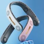 USB Foldable Hanging Neck Bladeless Fan