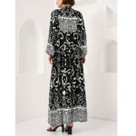 Elegant Loose-fitting Black Robe For Women - Image 3