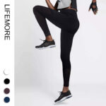 Seamless Tummy-Control Nude-Feel Running Yoga Fitness Pants - Image 4