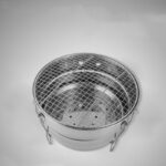 Outdoor Portable Stainless Steel Foldable Grill - Image 5