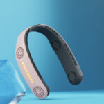 USB Foldable Hanging Neck Bladeless Fan - Image 2