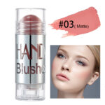 Cheek Blusher Shimmer Blush Stick Face Makeup Highlighter Bronzer Contour Cream Long-lasting Facial Make Up Cosmetics - Image 9