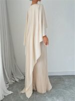 Women's Loose Batwing Sleeve Dress Fashion Casual Mid-Length Summer Dresses - Image 2