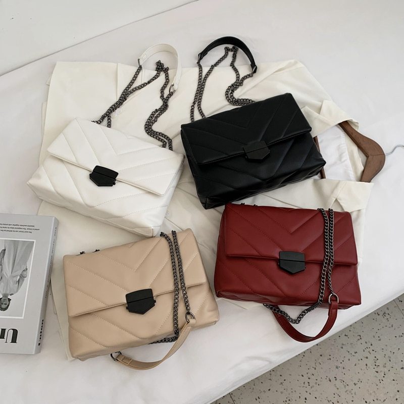 1187613459900.jpg Embroidery Thread Small PU Leather Crossbody Bags for Women Trend Hand Bag Women's Branded Trending Shoulder Handbags - Image 1