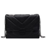 Embroidery Thread Small PU Leather Crossbody Bags for Women Trend Hand Bag Women's Branded Trending Shoulder Handbags - Image 5