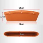 Car Organizer Box Caddy Catcher PU Leather Seat Gap Storage Bag - Image 5