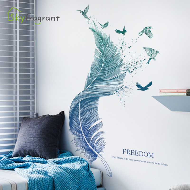 1614653782272.jpg Bedroom Decoration Wall Light Luxury Wall Stickers Wall Stickers - Image 1