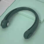 Leafless Hanging Neck Fan Usb Charging Lazy Silent  Fan - Image 3