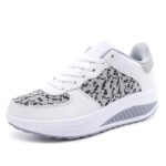 Women's Shoes, Flying Woven Leather Shoes, Sports Platform Shoes, Student Platform Shoes - Image 7