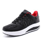 Women's Shoes, Flying Woven Leather Shoes, Sports Platform Shoes, Student Platform Shoes - Image 2
