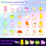 Glow-in-the-Dark Doll-Shaped Bath Bombs - Kids Bath Time Fun Set with Fizzing Bubble Foam - Image 3
