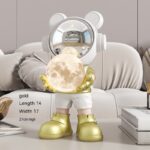 Desktop Space Bear Decoration Moon Night Light Home Decor - Image 7