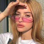new double metal frame vintage sunglasses