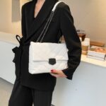 Embroidery Thread Small PU Leather Crossbody Bags for Women Trend Hand Bag Women's Branded Trending Shoulder Handbags - Image 4