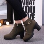 Cross strappy booties with Martin boots - Image 6