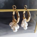 Pearl tassel earrings simple earrings - Image 6