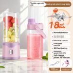 Multifunctional Rechargeable Electric USB Juicer Cup Double Cup Handheld Mixer Cup 500 ML Blending Juice Cup Outdoor - Image 9