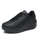 Women's Shoes, Flying Woven Leather Shoes, Sports Platform Shoes, Student Platform Shoes - Image 3